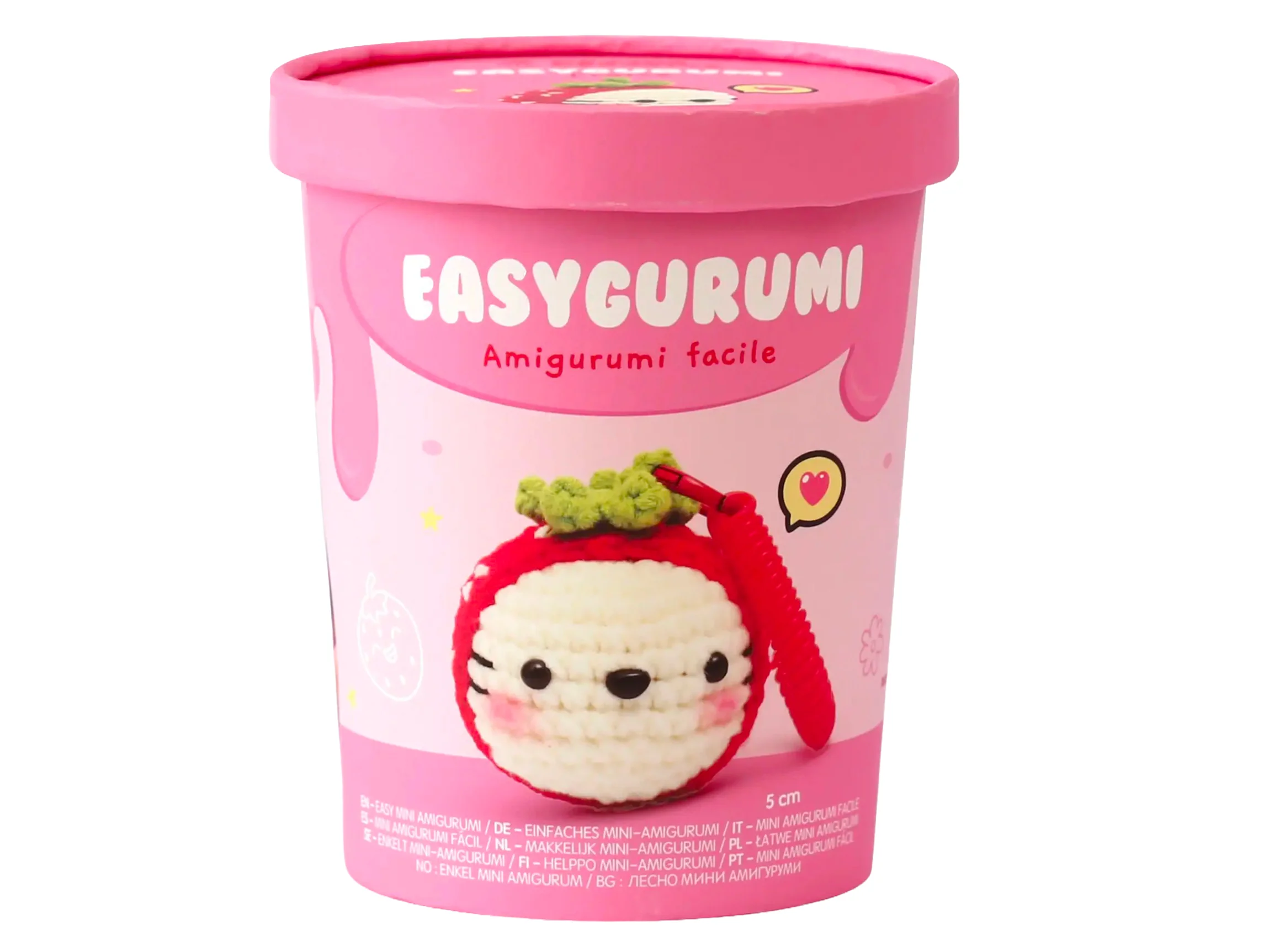 Kit crochet Easygurumi Fraise - Graine Créative