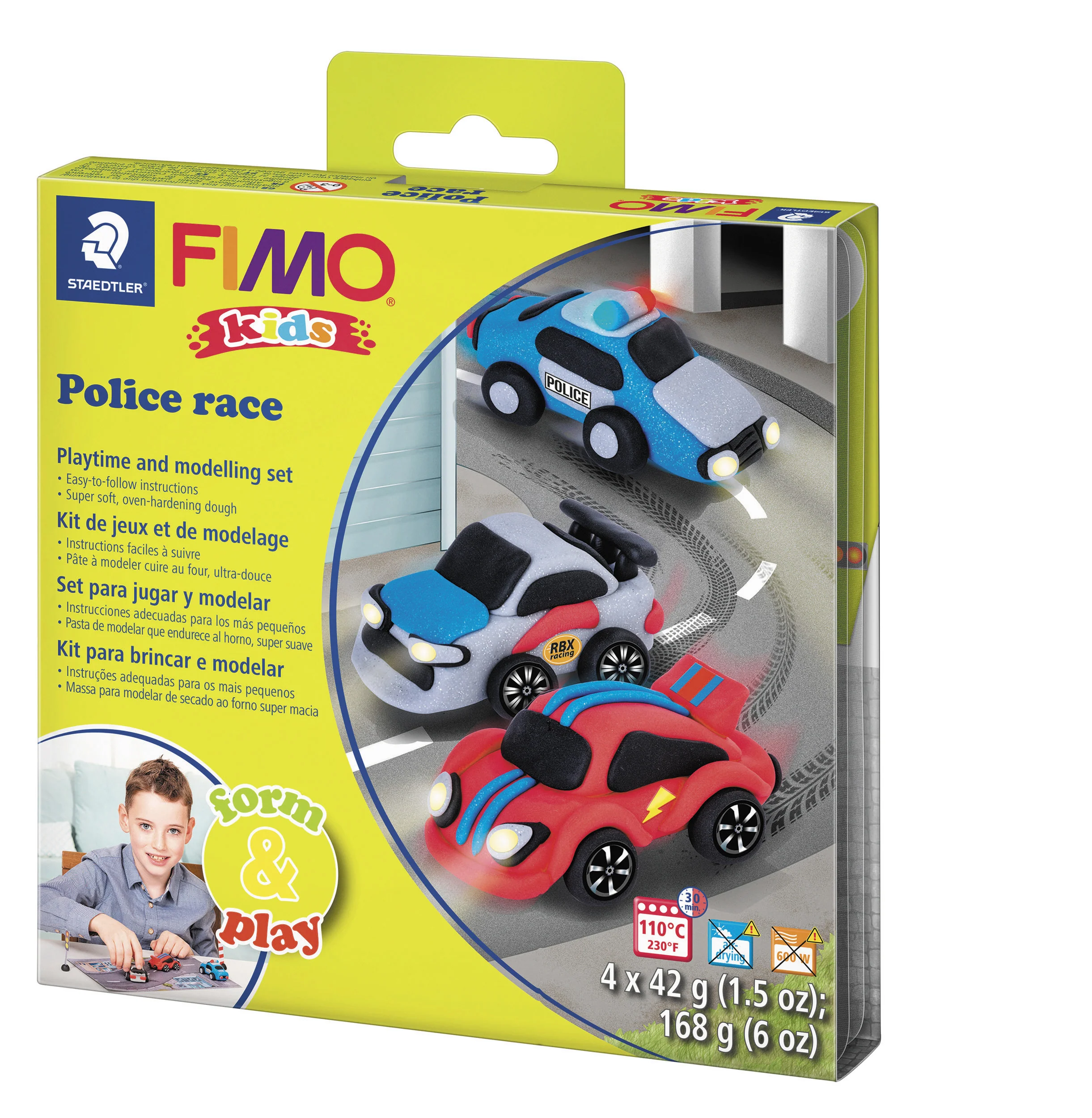 Kit Fimo Kids - Course de police