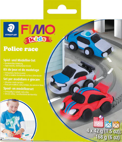 Kit Fimo Kids - Course de police - Image 2