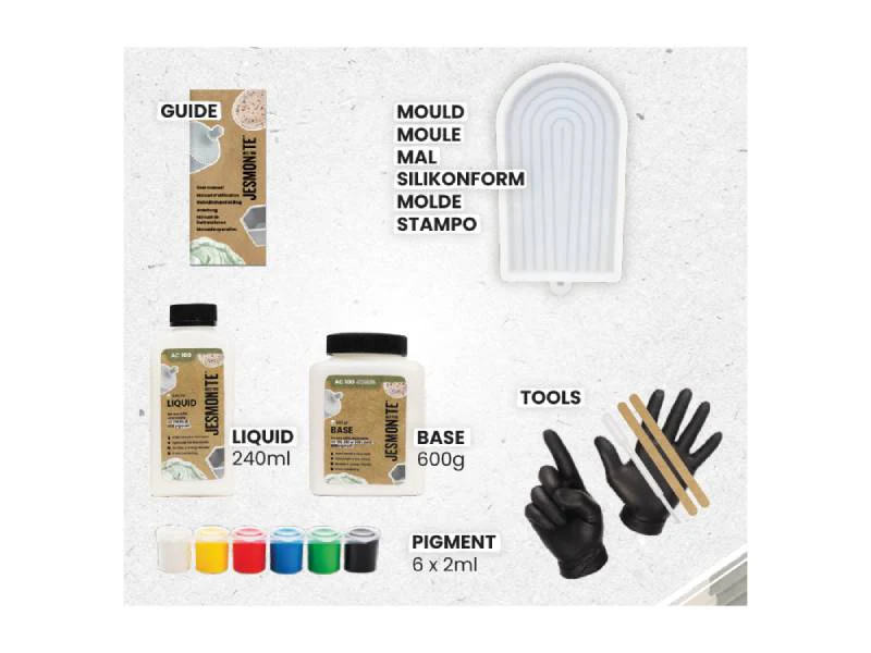 Kit Jesmonite AC100 - Arc-en-ciel - Image 2
