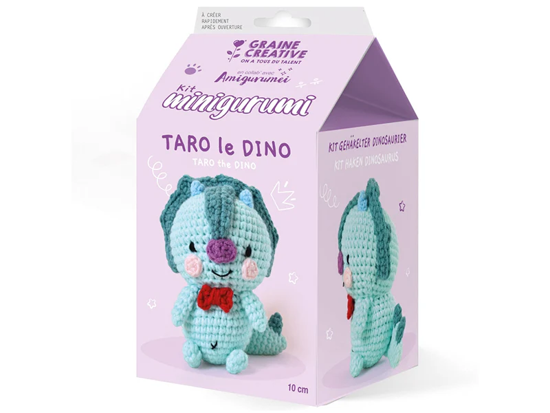 Kit Minigurumi - Dinosaure 10cm - Graine Créative