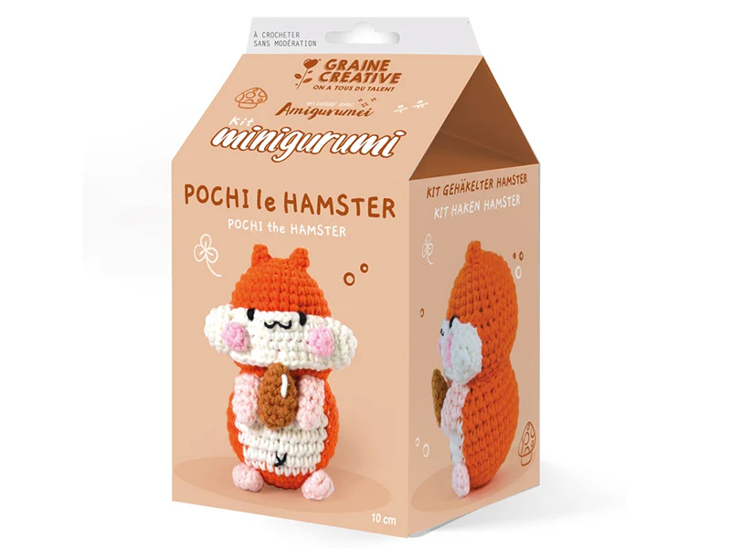 Kit Minigurumi - Hamster 10cm - Graine Créative