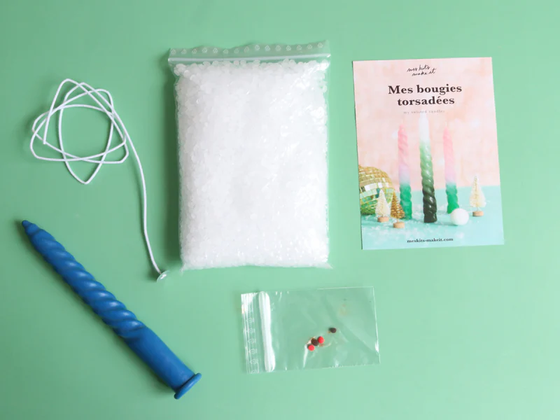 Kit DIY Home Déco - Mes bougies torsadées - Image 4
