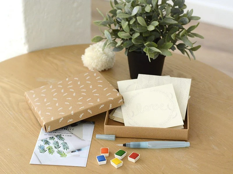 Kit MKMI - Mes cartes à l'aquarelle - DIY - Image 4