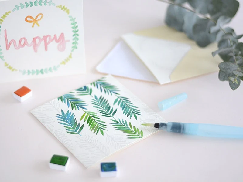 Kit MKMI - Mes cartes à l'aquarelle - DIY - Image 5
