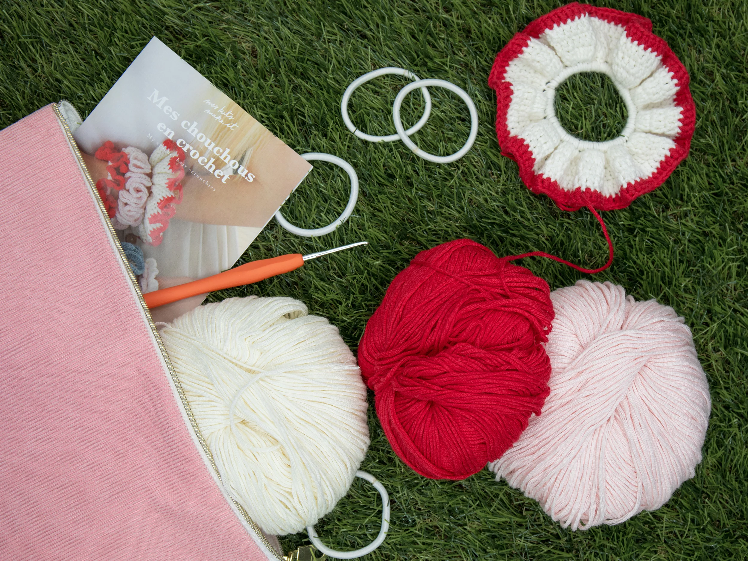 Kit DIY Mercerie - Mes Chouchous en crochet - Sorbet - Image 3