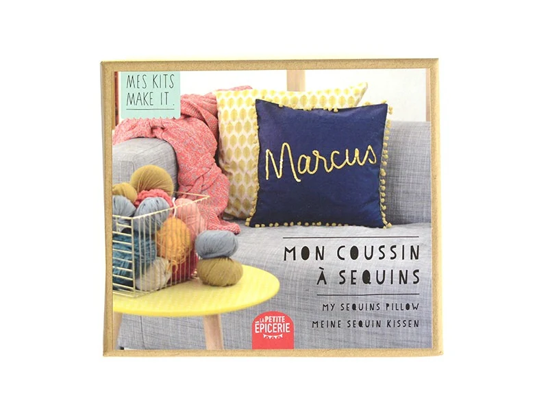 Kit MKMI - Mon coussin à sequins - DIY