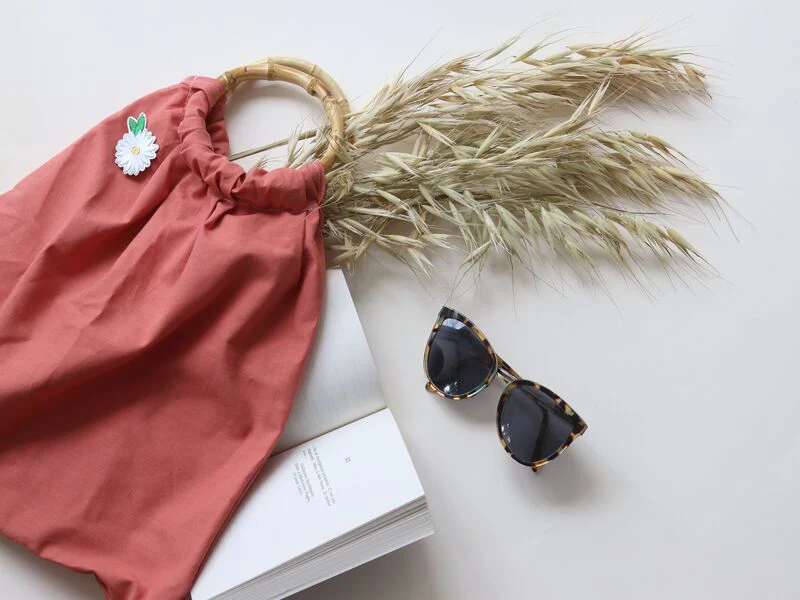 Kit DIY Mercerie - Mon sac à coudre en coton - rose