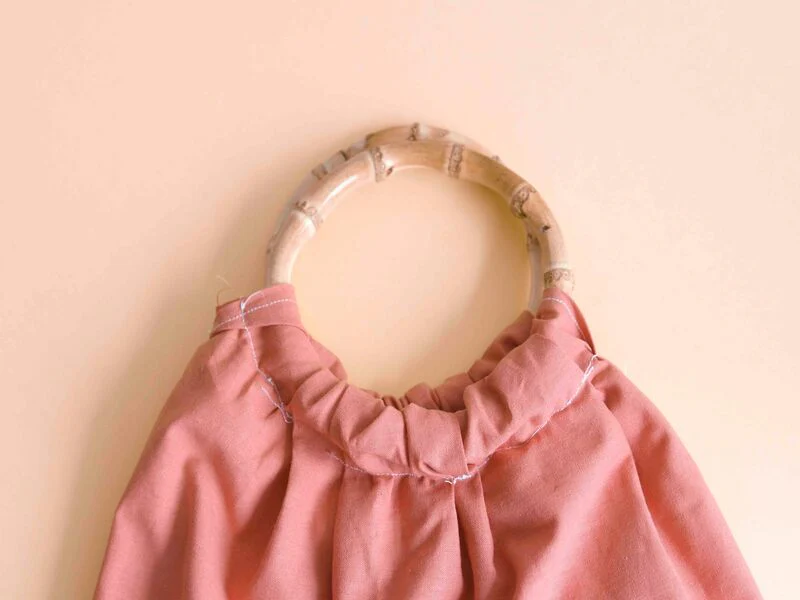 Kit DIY Mercerie - Mon sac à coudre en coton - rose - Image 2