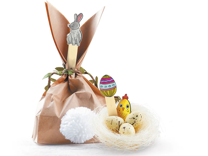 Kit plastique dingue 8 décorations de pâques pour enfants - Image 15