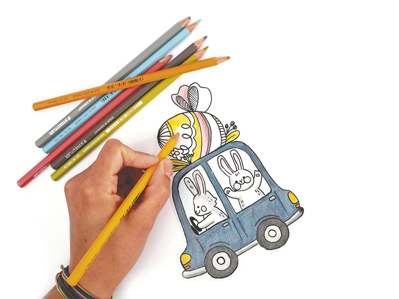 Kit plastique dingue 8 décorations de pâques pour enfants - Image 16