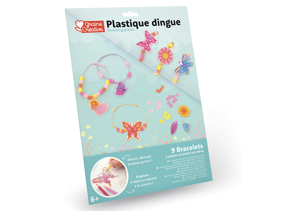 Kit plastique dingue bracelets - créations de bijoux enfants