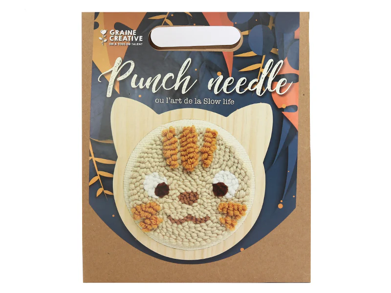 Kit punch needle - Chat