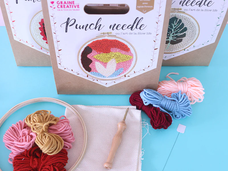 Kit punch needle - Feuille de monstera - Image 3