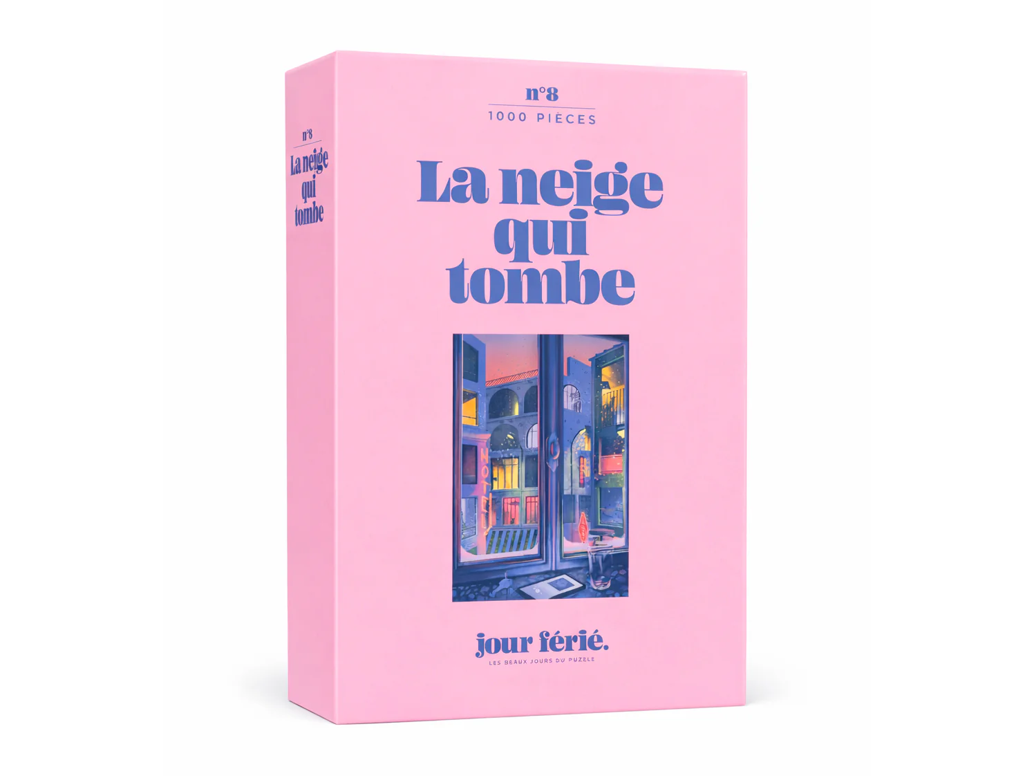 Puzzle La neige qui tombe - 1000 pièces - Jour Férié