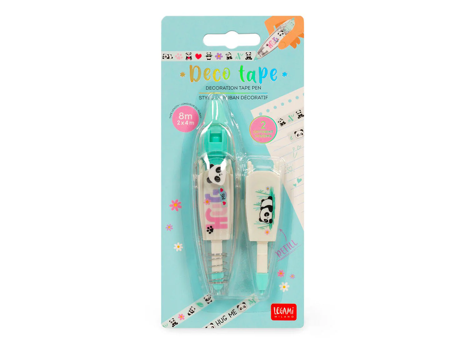Stylo de Ruban Décoratif Panda - Legami - Image 2