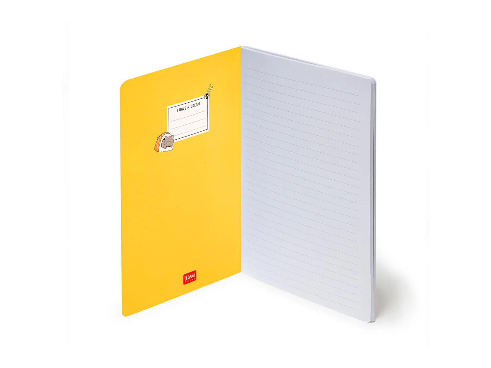 Cahier ligné Sushi Cat A5 - Legami - Image 2