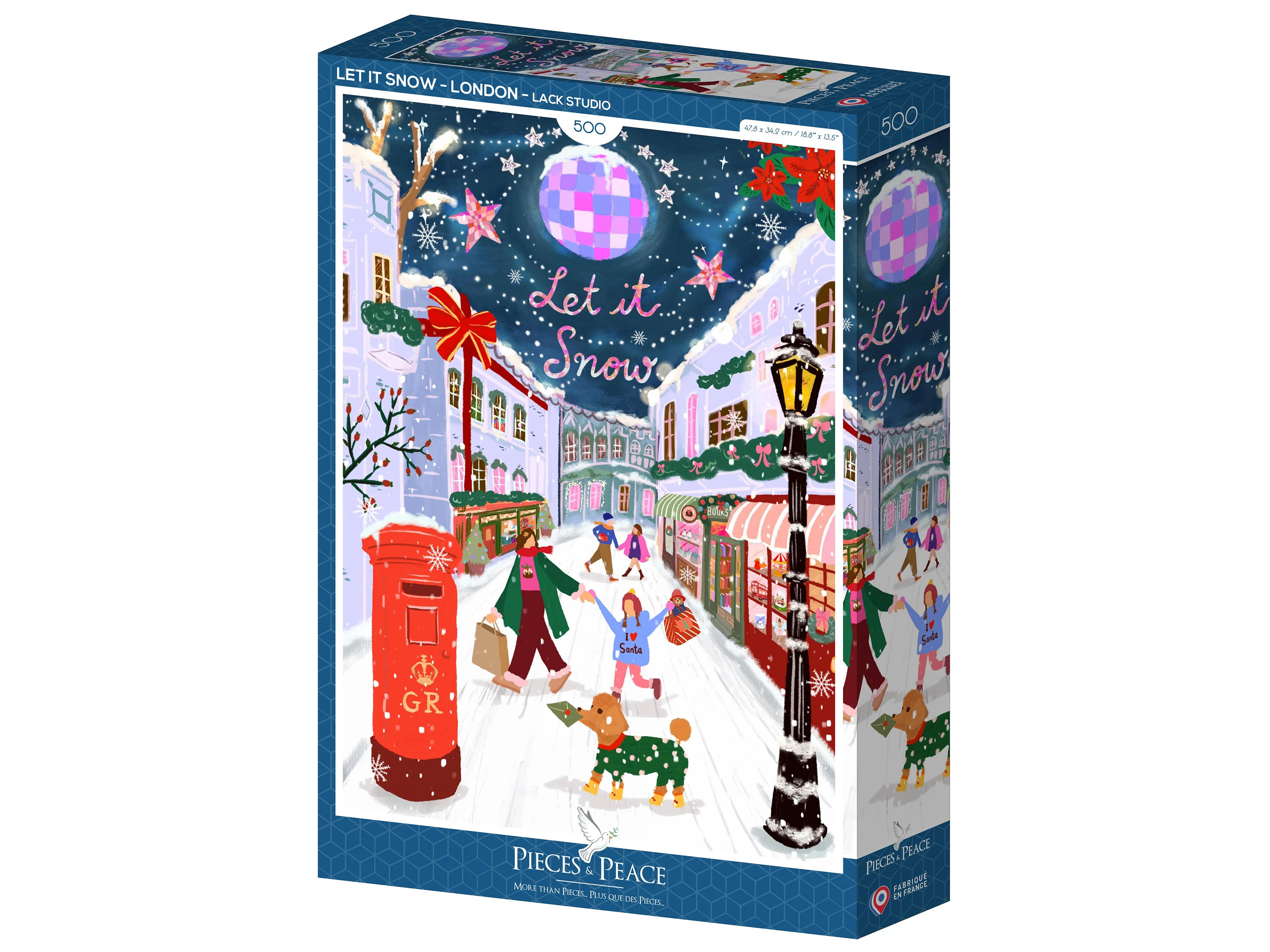 Puzzle Let It Snow Londres 500 pièces – Pieces & Peace