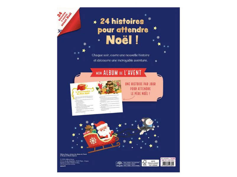 Roman de l'avent - Mes 24 histoires de Noël - Auzou - Image 4