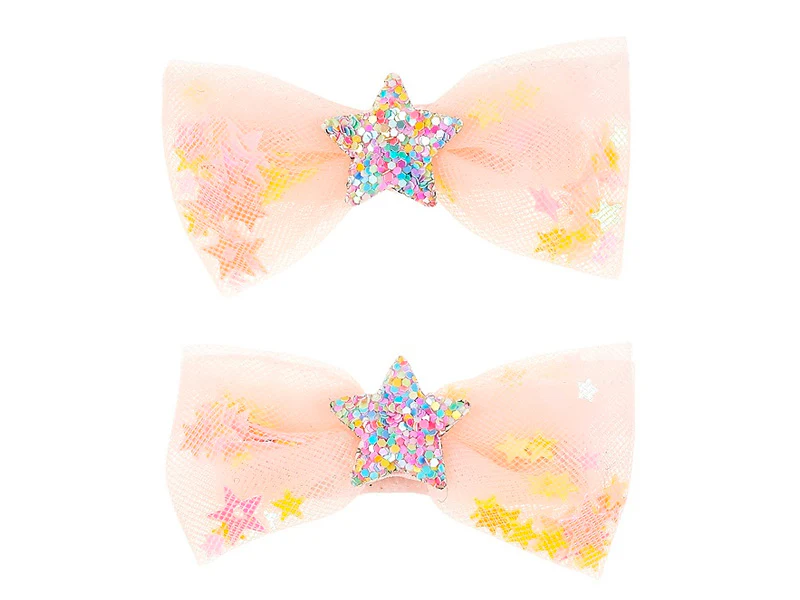 Lot de 2 barrettes Vyanna - Noeud et étoile