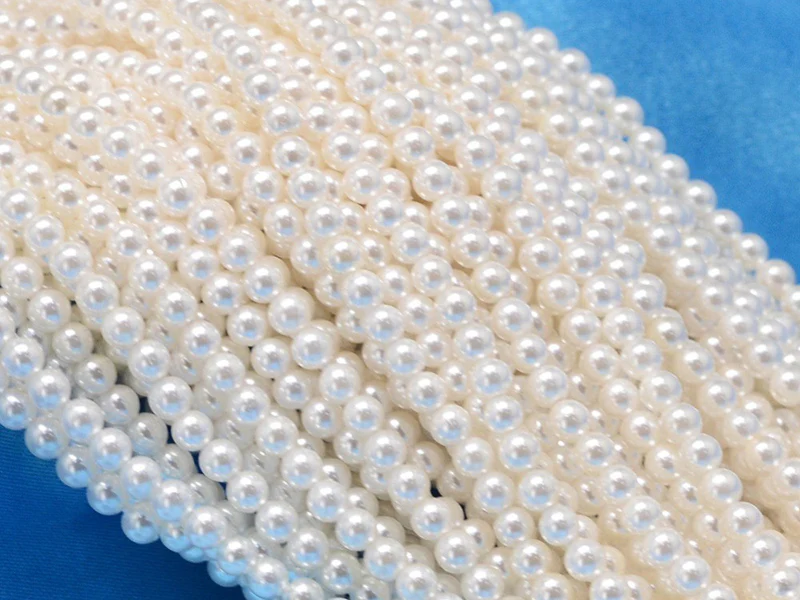 Lot de 20 perles effet culture rondes - 3 mm - Image 2