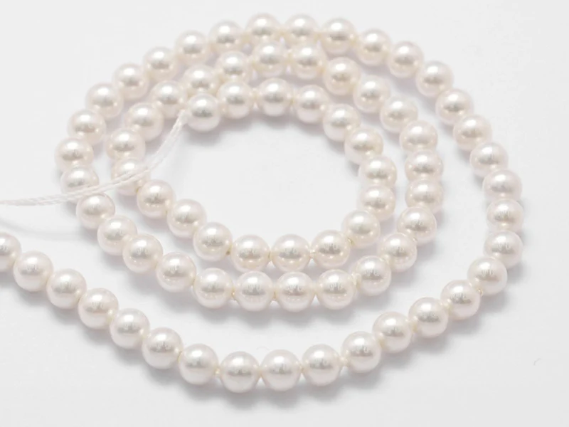 Lot de 20 perles effet culture rondes - 4 mm - Image 4