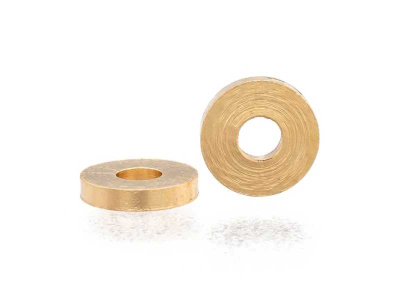 Lot de 20 perles intercalaires rondes en laiton - Doré à l'or fin