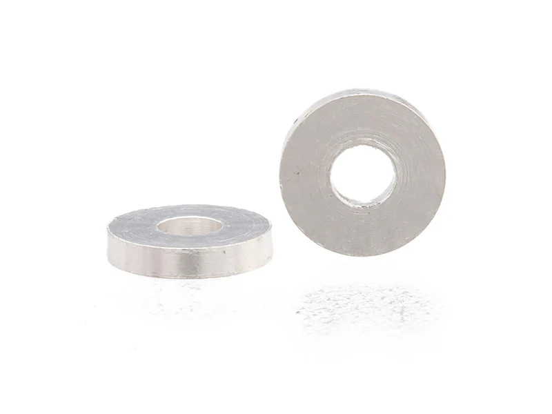 Lot de 20 perles intercalaires rondes en laiton - Flash argent 925