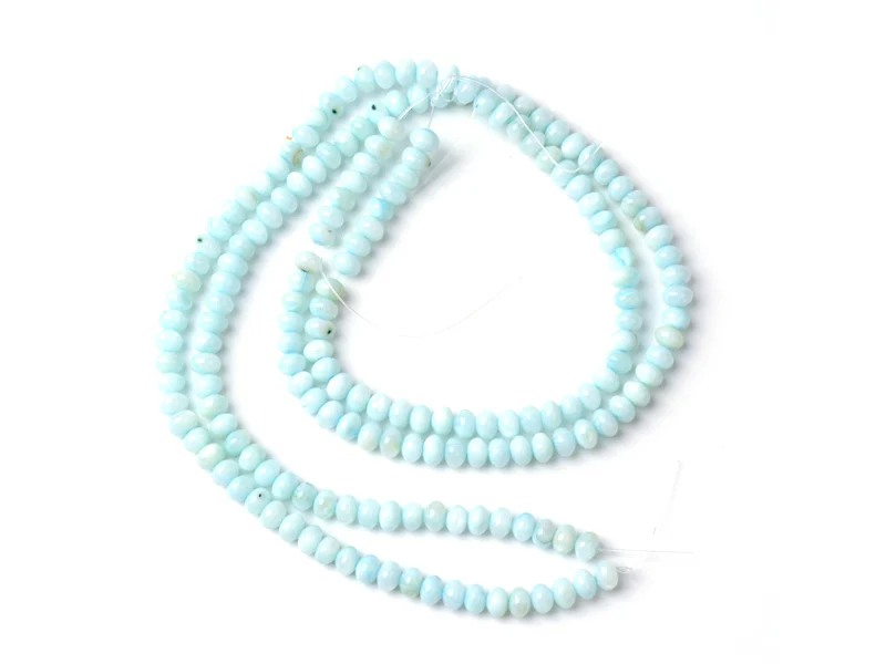 Lot de 20 perles rondelles coquillage naturel - Aqua - Image 2