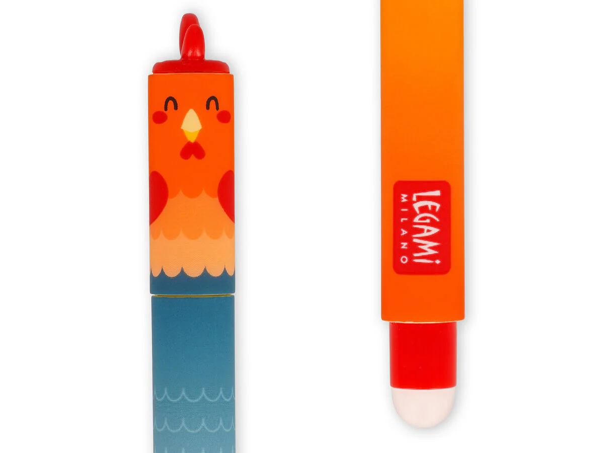 Set de 4 Stylos à Encre Gel Effaçable Animaux de la Ferme - Farm Sweet Farm - Legami - Image 10