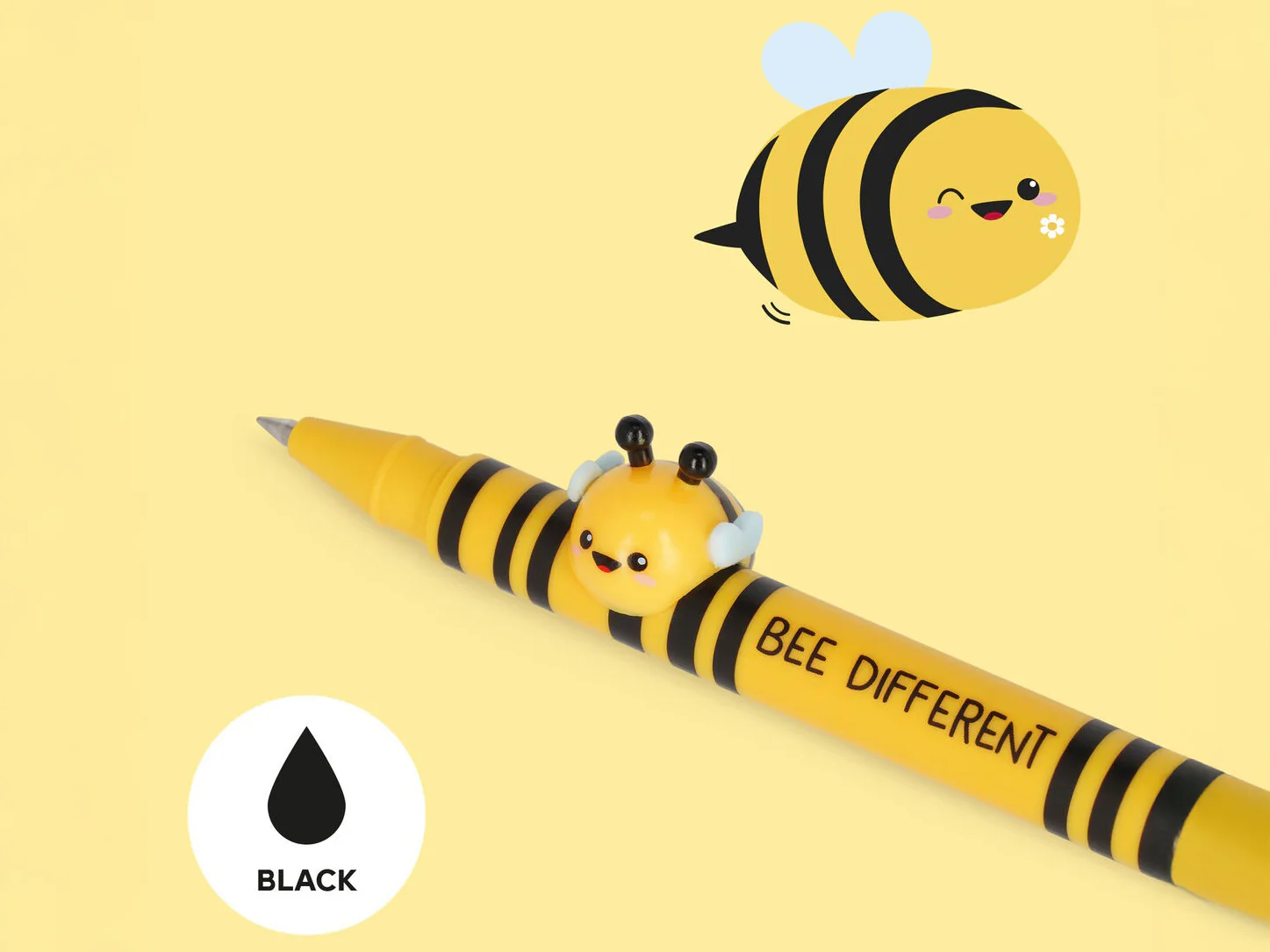 Stylo gel Lovely Friends Abeille - Legami - Image 2