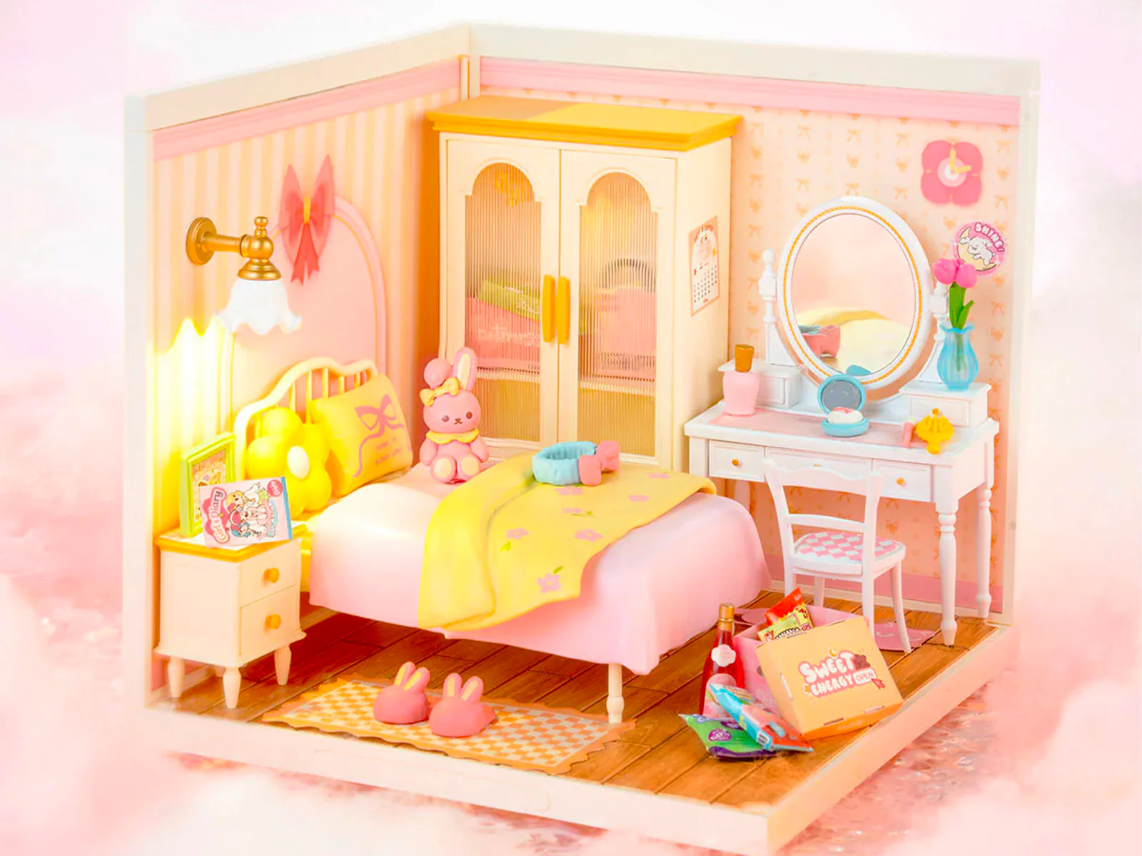 Maquette Adorable chambre rose - Robotime - Image 2
