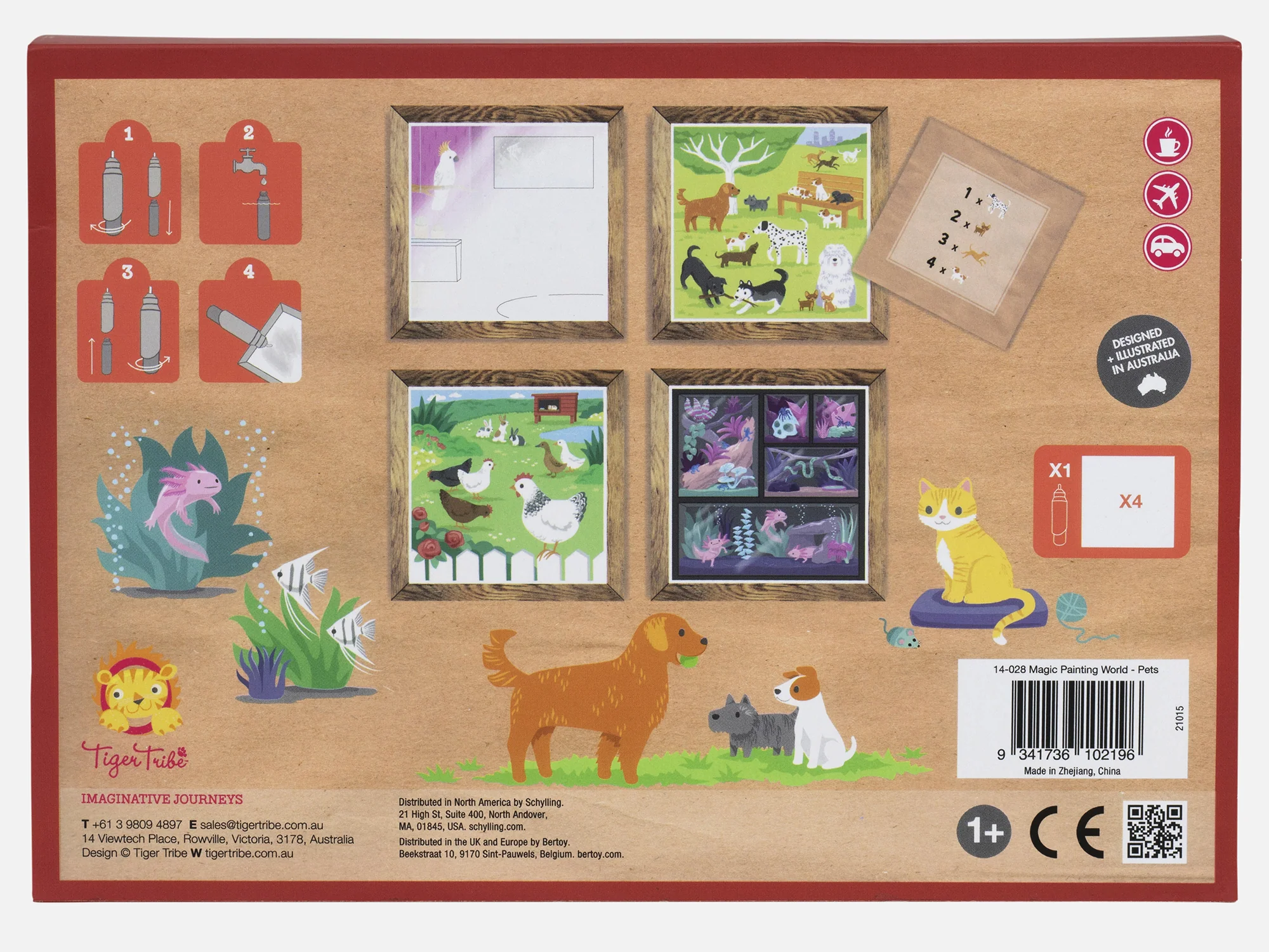 Kit de peinture à l'eau magique - animaux de compagnie - Image 4