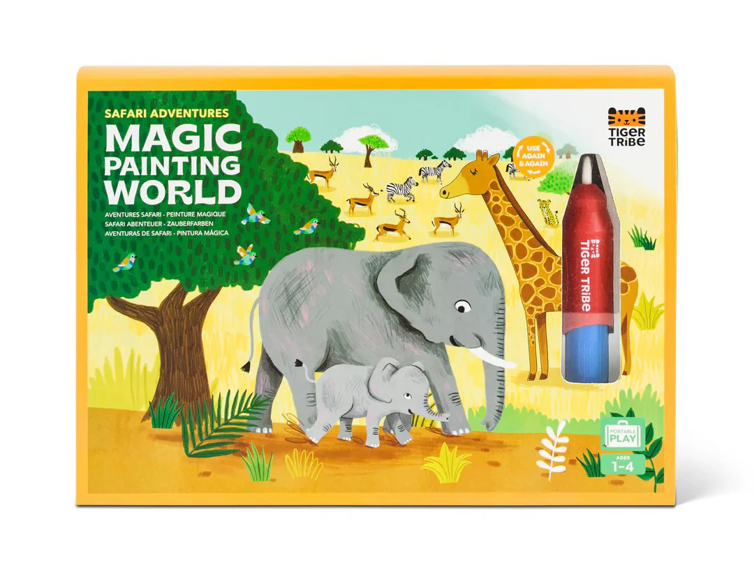 Kit de peinture à l'eau magique - Safari Adventures