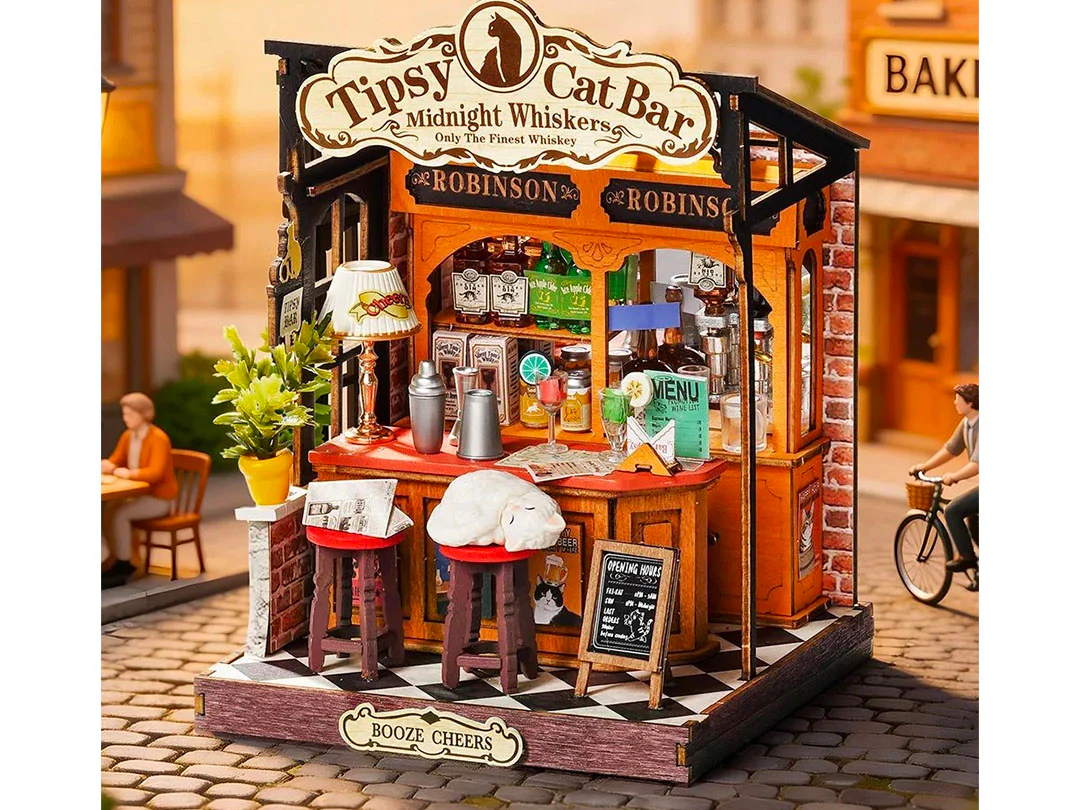 Maquette Bar Tipsy Cat - Robotime - Image 2