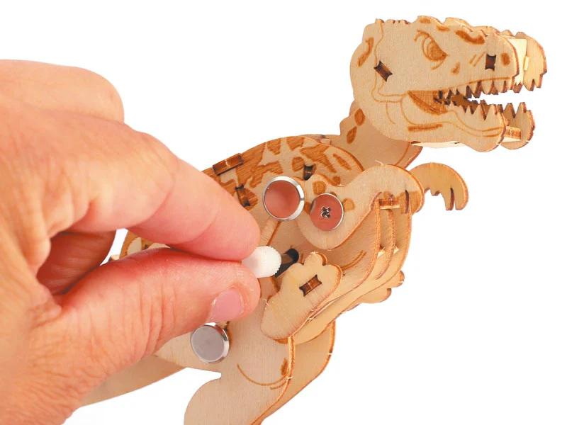 Maquette en bois 3D mécanique T-Rex - Image 2