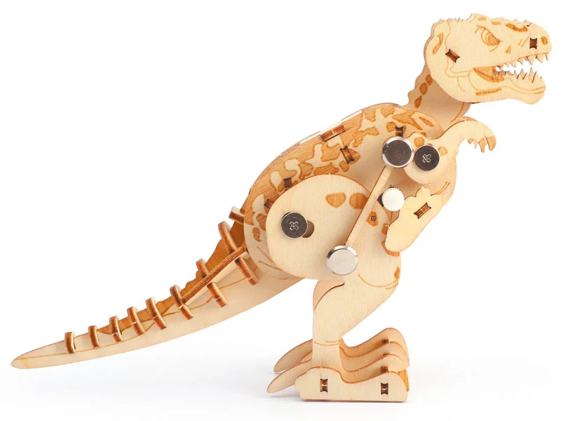Maquette en bois 3D mécanique T-Rex - Image 3