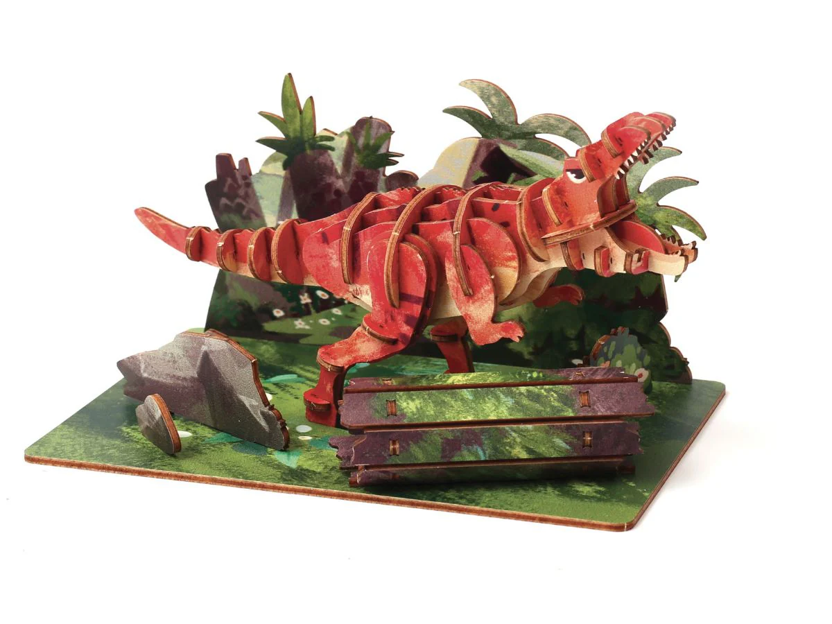 Maquette en bois 3D - T-Rex - Image 3