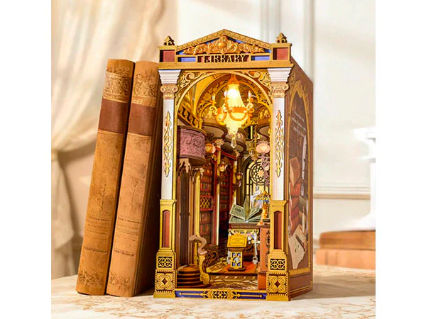 Maquette Librairie des Merveilles Book Nook - Robotime - Image 3