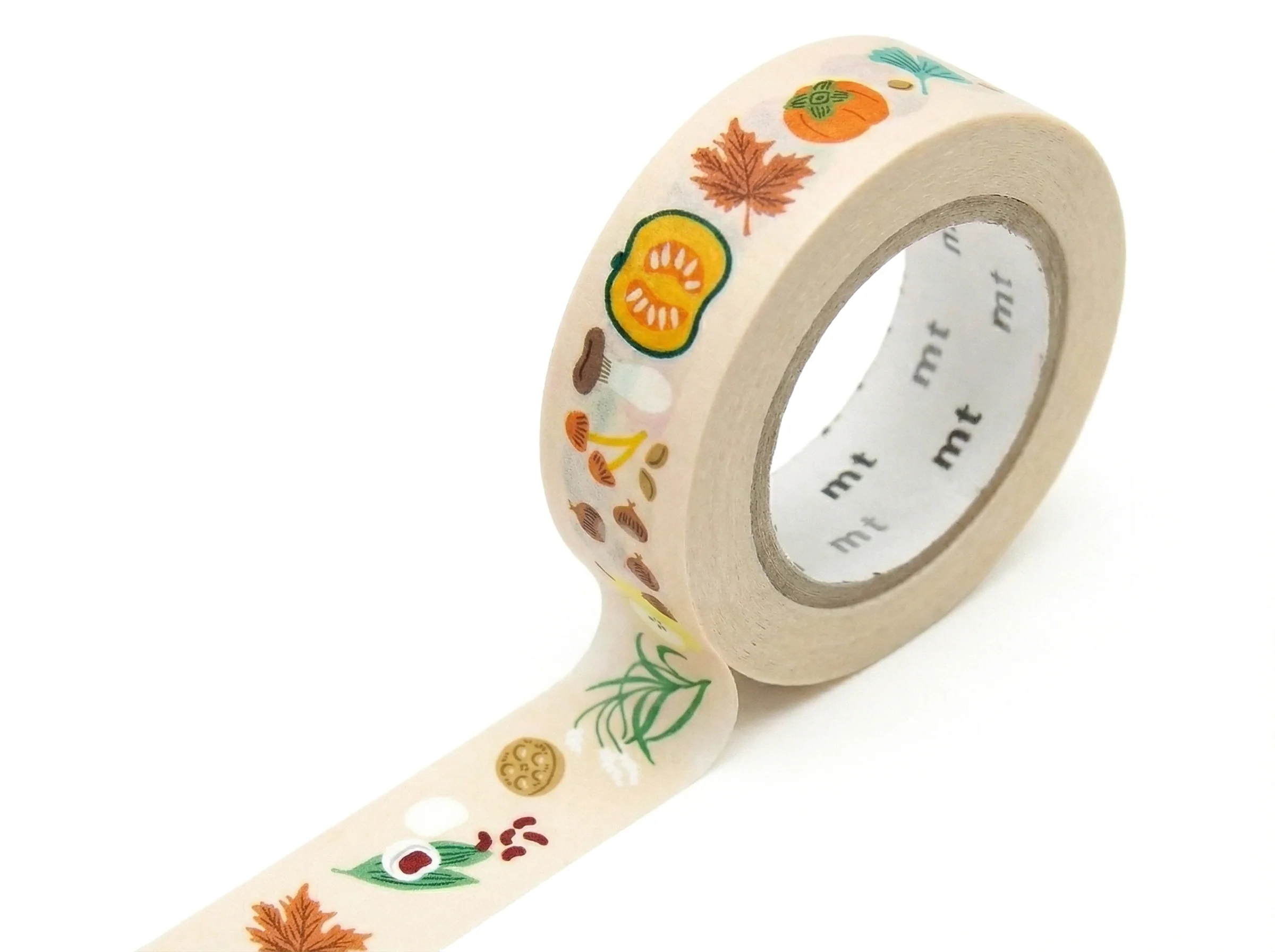 Masking Tape MT x Lea Maupetit couleurs d'automne - Scrapbooking - 1,5 cm x 5 m