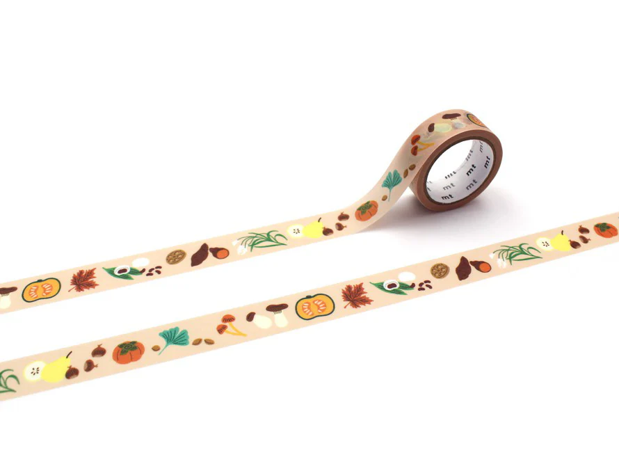 Masking Tape MT x Lea Maupetit couleurs d'automne - Scrapbooking - 1,5 cm x 5 m - Image 5