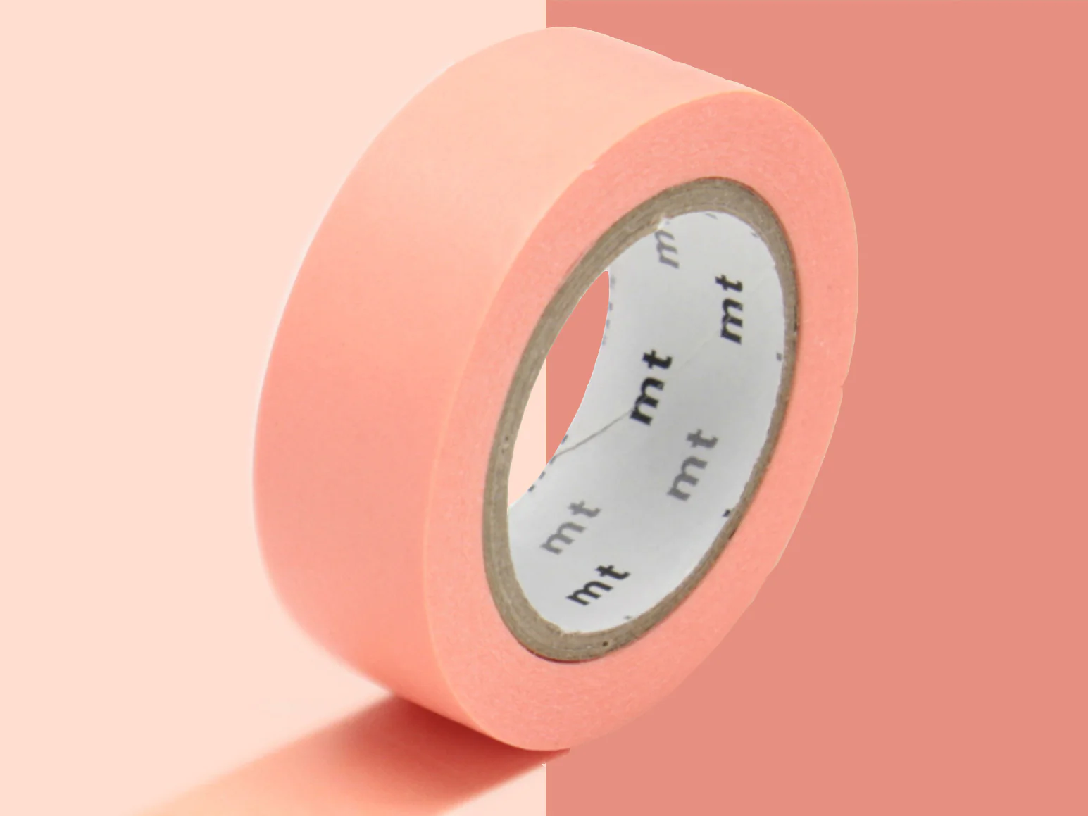 Masking tape uni - Rose saumon - Image 2