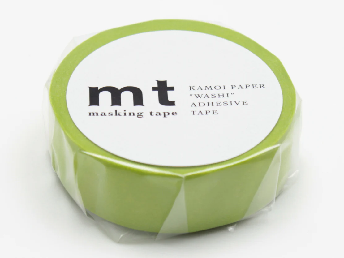 Masking tape uni - vert pomme - Image 3