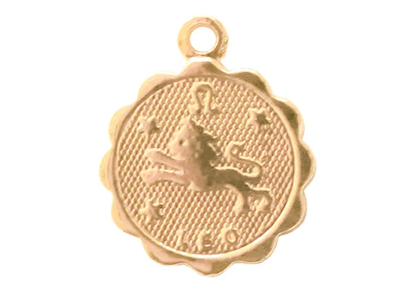 Médaille astro OR FIN - Lion