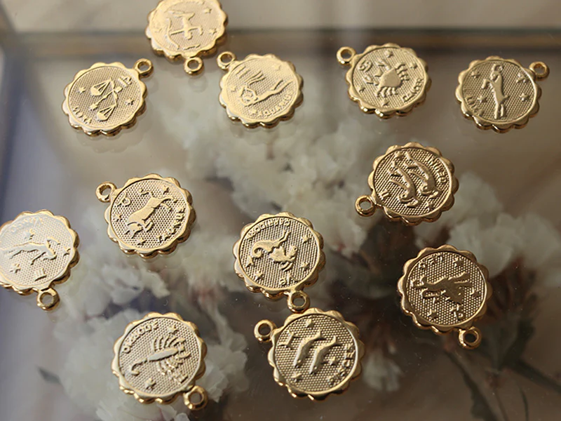 Médaille astro OR FIN - Lion - Image 4