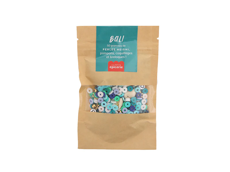 Mélange de perles heishi et de breloques - Bali