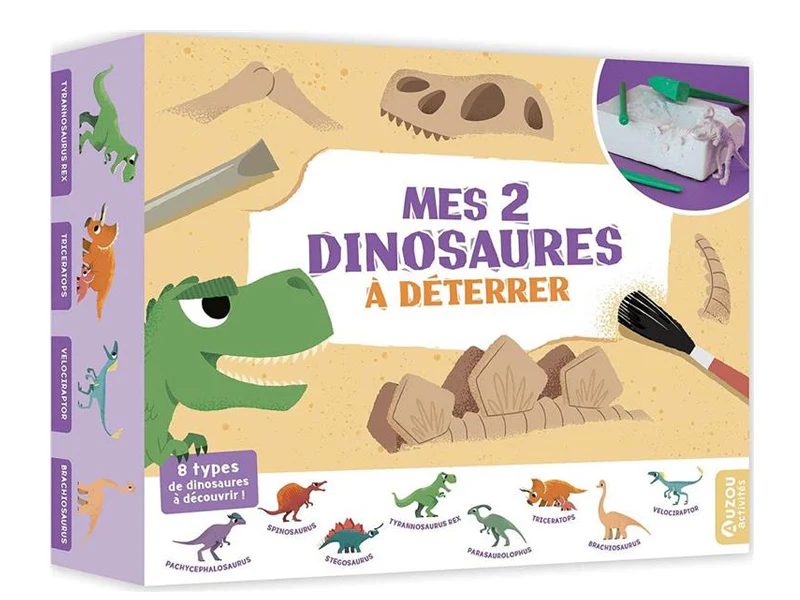 Mes 2 dinosaures à déterrer - Auzou