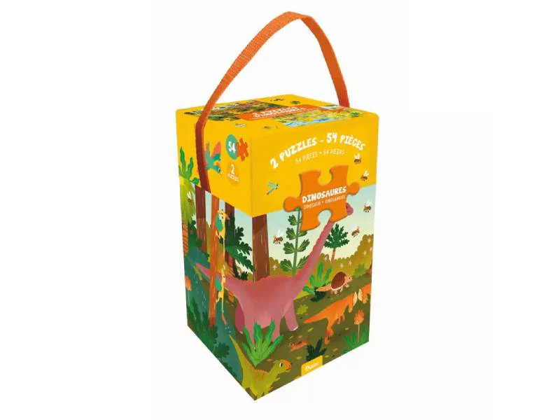 Mes 2 puzzles dinosaures