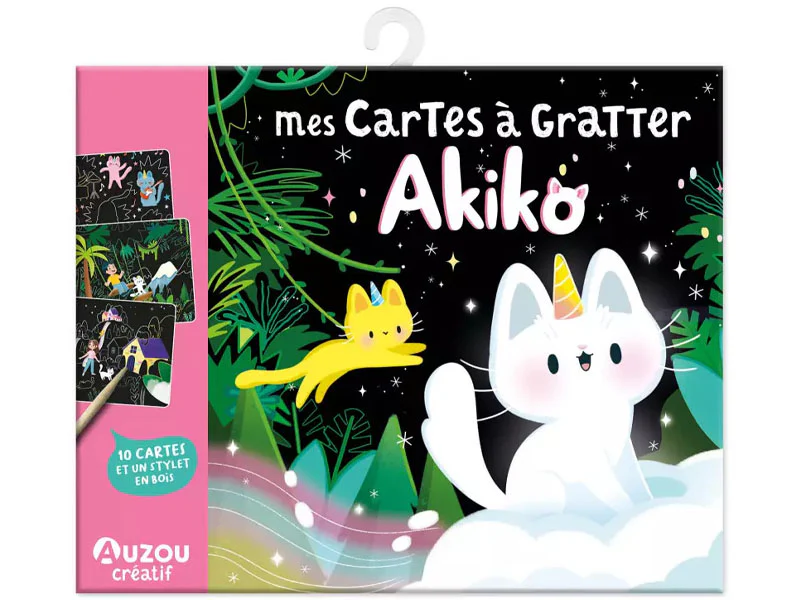 Mes cartes Ă gratter akiko - Ma pochette d'artiste