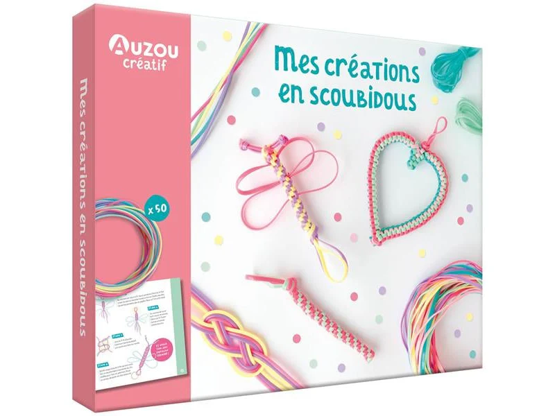 Mes Créations en Scoubidous - Auzou